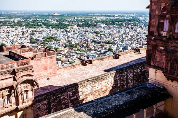 조 드 푸 르, Rjasthan, 인도에 Mehrangarh 요새 — 스톡 사진