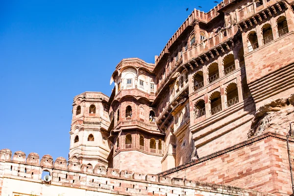 Forte de Mehrangarh em Jodhpur, Rjasthan, Índia — Fotografia de Stock