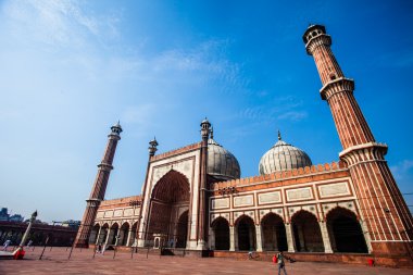 Jama Mescidi Camii, Eski Delhi, Hindistan.