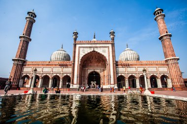 Jama Mescidi Camii, Eski Delhi, Hindistan.
