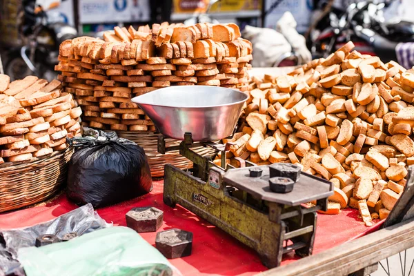 Comida tradicional india casera . — Foto de Stock