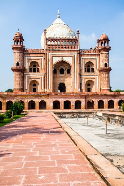 Safdarjung's tomb är en trädgård grav i ett marmor mausoleum i delhi, Indien — Stockfoto