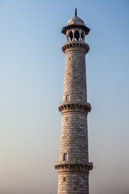 Taj mahal, ünlü tarihi bir anıt, bir anıt aşk, Hindistan, agra, uttar Pradesh büyük beyaz mermer mezar