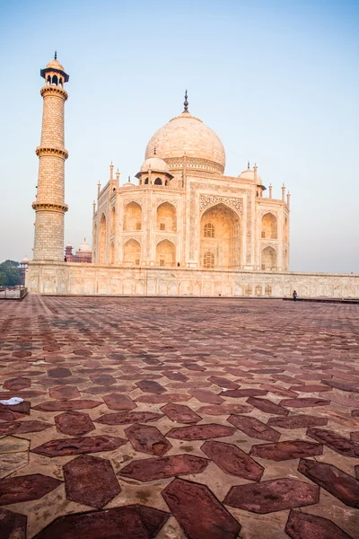 Taj mahal , A famous historical monument, A monument of love, the Greatest White marble tomb in India, Agra, Uttar Pradesh — Stock Photo, Image