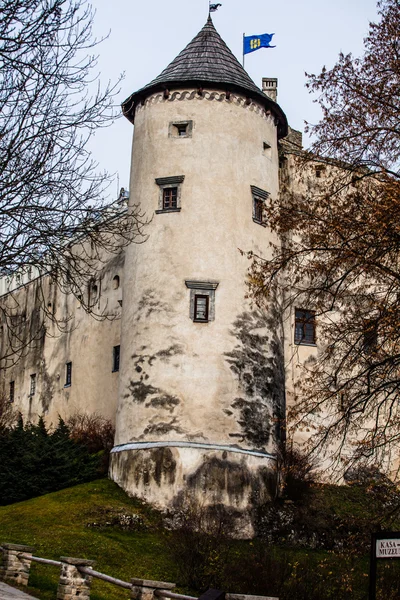 Zamek w Niedzicy jezioro czorsztyn w Polsce — Zdjęcie stockowe