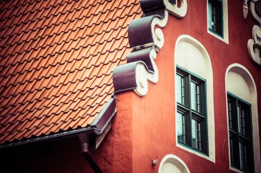 Geleneksel mimari ünlü Polonyalı şehir, torun, Polonya.