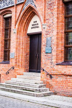 Konut Nicholas copernicus (dom mikolaja kopernika), torun, Polonya