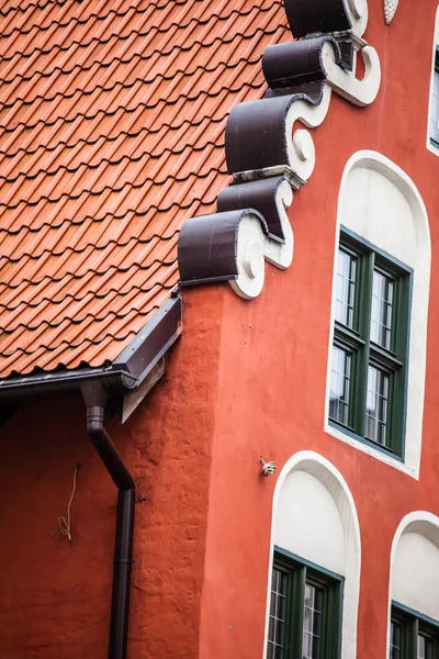 Architettura tradizionale nella famosa città polacca, Torun, Polonia . — Foto Stock