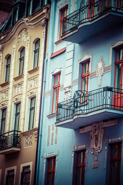 Традиційна архітектура в місті знаменитого глянцю, Торунь, Польща. — стокове фото
