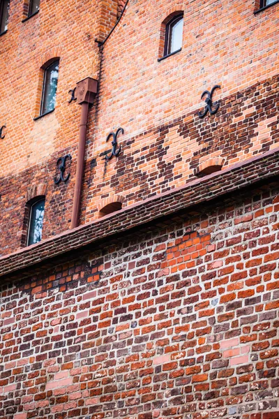 Tradycyjna architektura miasto znane Polski, Toruń, Polska. — Zdjęcie stockowe