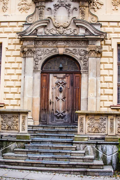 传统建筑在波兰托伦，著名的波兰城市. — 图库照片