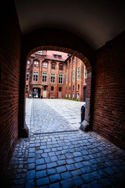 Traditionell arkitektur i berömda polska city, torun, Polen. — Stockfoto