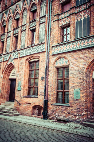 Casa de Nicolás Copérnico (Dom Mikolaja Kopernika), Torun, Polonia — Foto de Stock