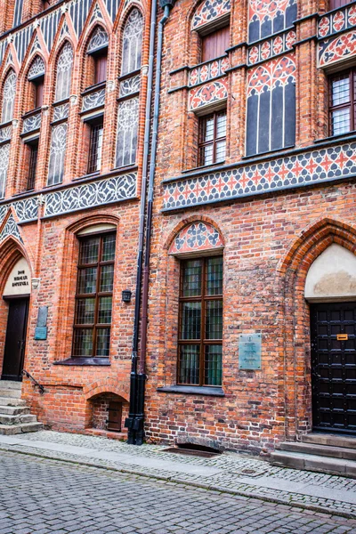 Haus von nicholas kopernicus (dom mikolaja kopernika), torun, poland — Stockfoto