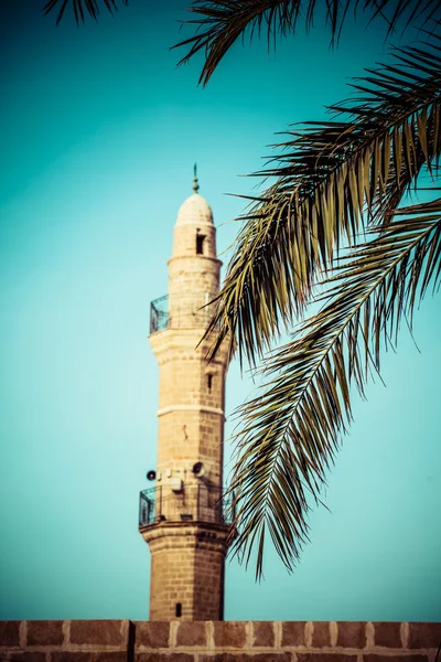 Sea mosque in the ancient Jaffa — Stock Photo, Image