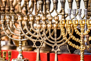 Menorah Satılık dükkan jerusalem eski şehir piyasada.