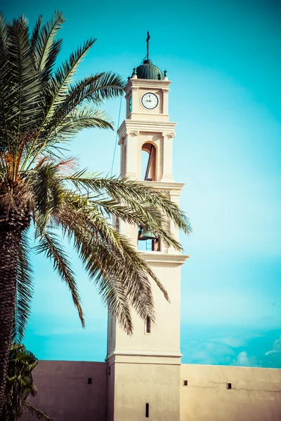 Iglesia de San Pedro es una iglesia franciscana en Jaffa, parte de Tel Aviv, en Israel . —  Fotos de Stock