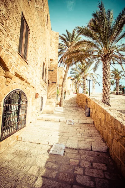 As ruas antigas de Jaffa, Tel Aviv, Israel — Fotografia de Stock