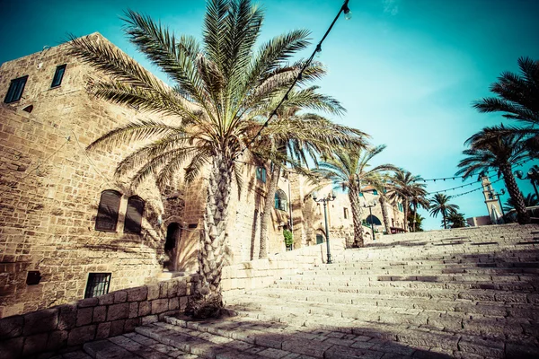 A régi utcák, jaffa, tel aviv, Izrael — Stock Fotó