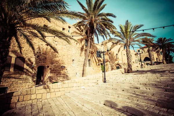자파, 텔아비브, 이스라엘의 옛 거리 — 스톡 사진