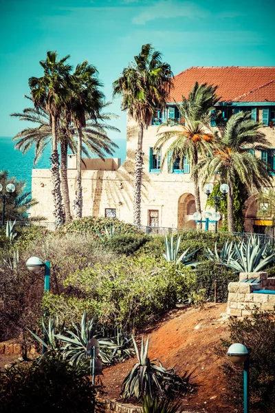 Iglesia de San Pedro es una iglesia franciscana en Jaffa, parte de Tel Aviv, en Israel . — Foto de Stock