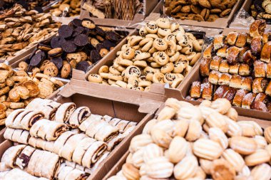 İsrail piyasada taze hanukkah Pastalar