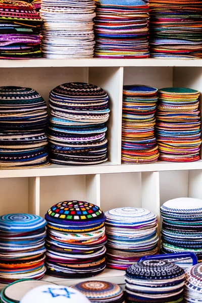 Yarmulke - copricapo tradizionale ebraico, Israele . — Foto Stock