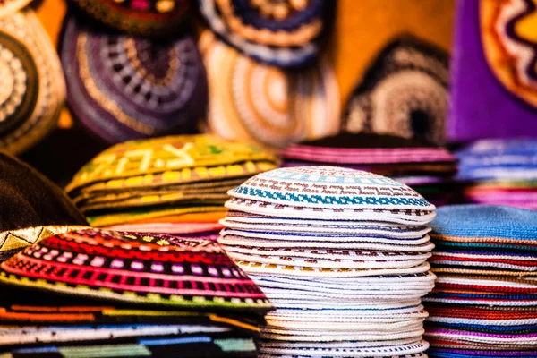 Yarmulke - copricapo tradizionale ebraico, Israele . — Foto Stock