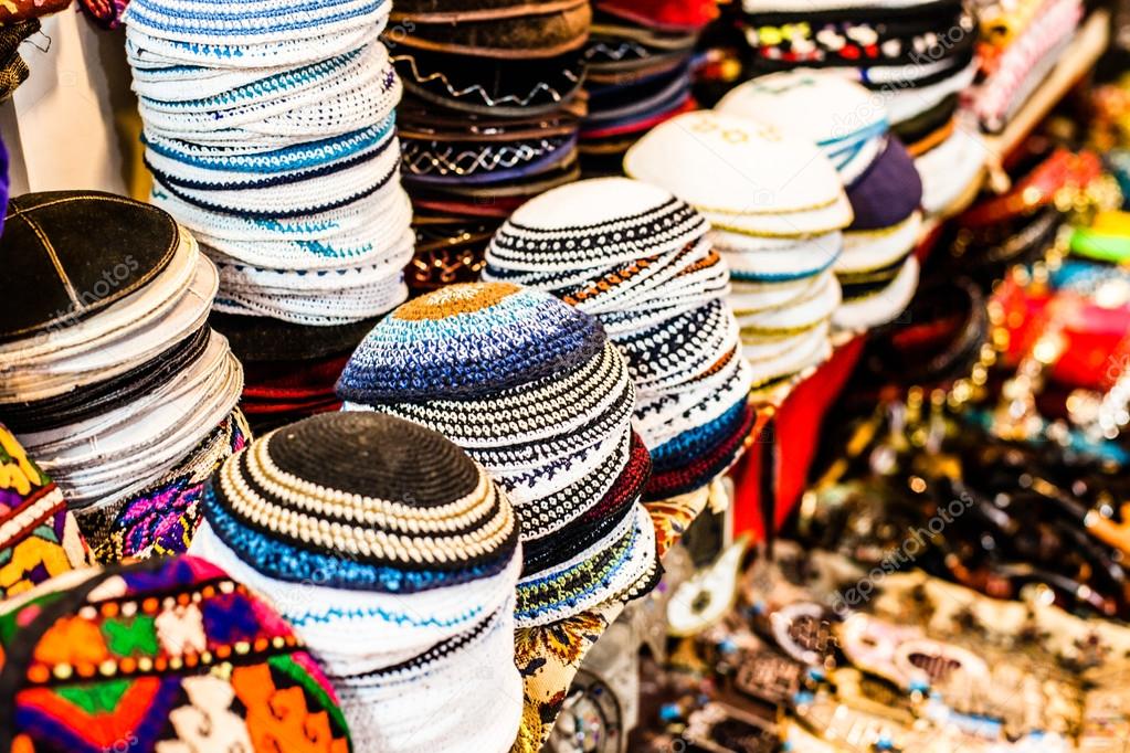 Yarmulke - traditional Jewish headwear, Israel.