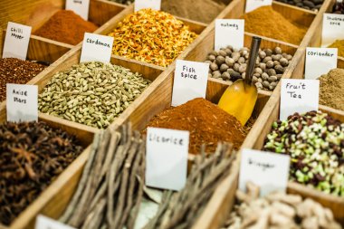 Baharatlar açık piyasa İsrail'nde.