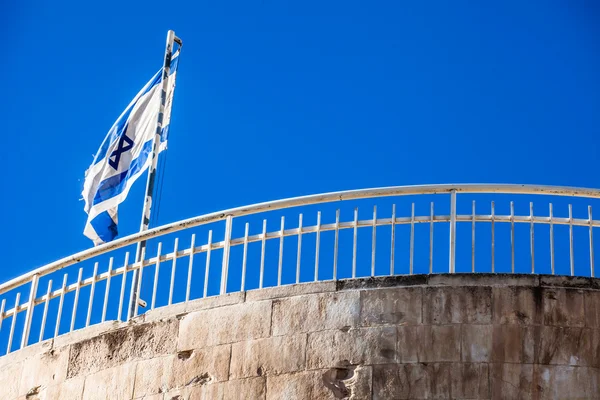 Ruas do bairro judaico em Jerusalém Cidade Velha . — Fotografia de Stock