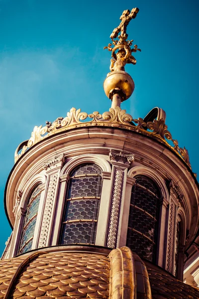 Catedral de Wawel - famoso monumento polaco en la colina de Wawel en Cracovia — Foto de Stock