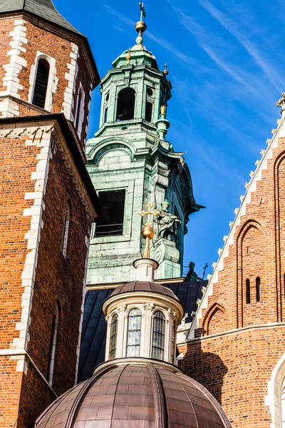 Wawel Katedrali - ünlü Polonyalı cracow wawel hill tarihinde dönüm noktası — Stok fotoğraf