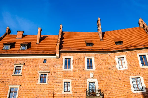 Wawel kasteel plein op zonnige zomerdag in Krakau, Polen — Stockfoto