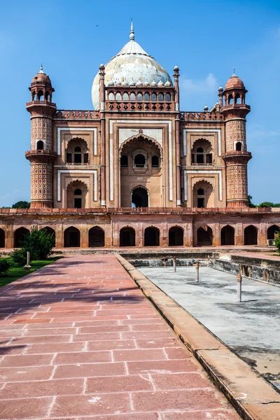 Safdarjung 's grab ist ein gartengrab in einem marmormausoleum in delhi, indien — Stockfoto