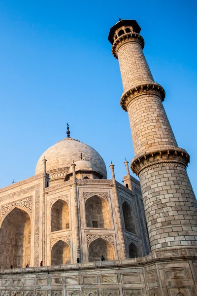 Taj mahal , A famous historical monument, A monument of love, the Greatest White marble tomb in India, Agra, Uttar Pradesh — Stock Photo, Image