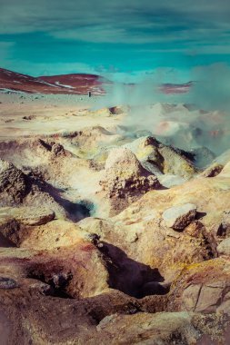 Gayzer sol de manana, Bolivya