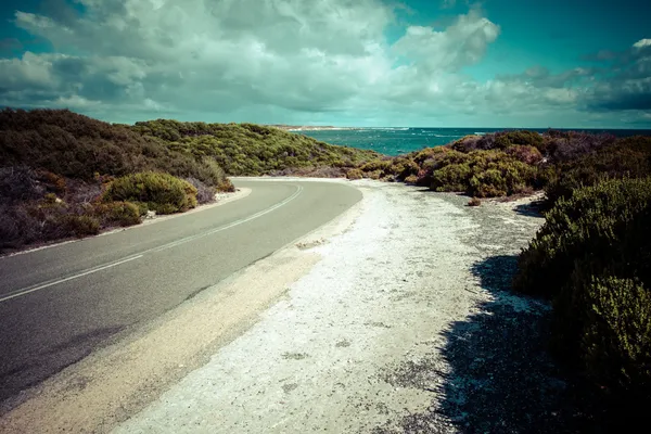 Мальовничим видом на одному з пляжів острова Rottnest — стокове фото