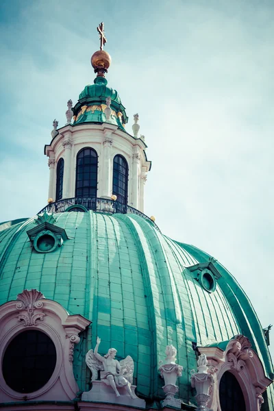 Szent Károly templom (karlskirche), Bécs — Stock Fotó