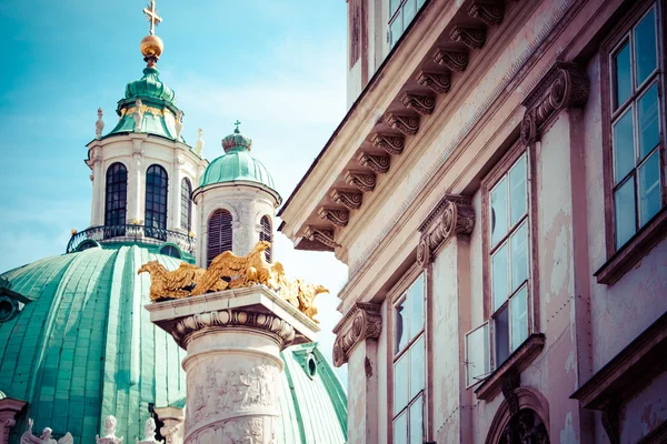 Церковь Святого Карла (Карлскирхе), Вена — стоковое фото