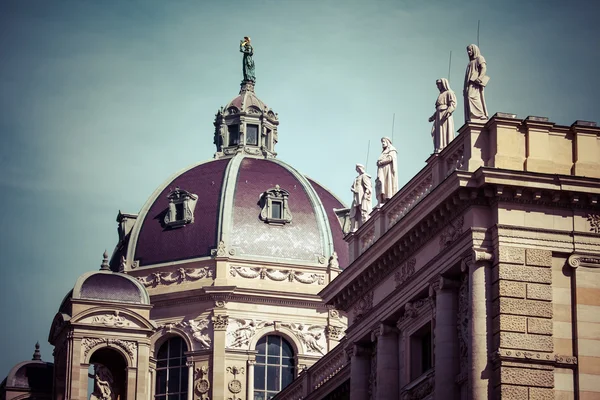 Kunsthistorisches museum at het museum district, Wenen, Oostenrijk — Stockfoto