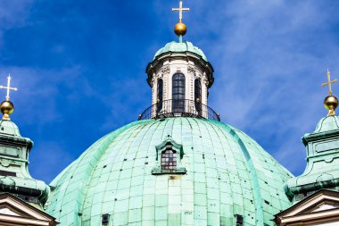 Vienna, Avusturya - ünlü peterskirche (Aziz peter Kilisesi) 