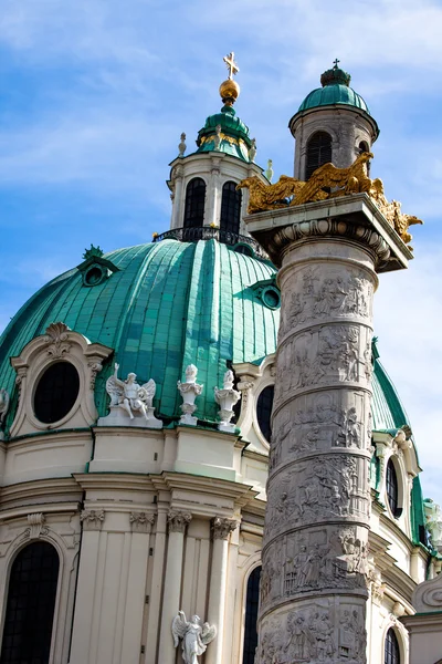 Kostel St. charles (karlskirche), Vídeň — Stock fotografie