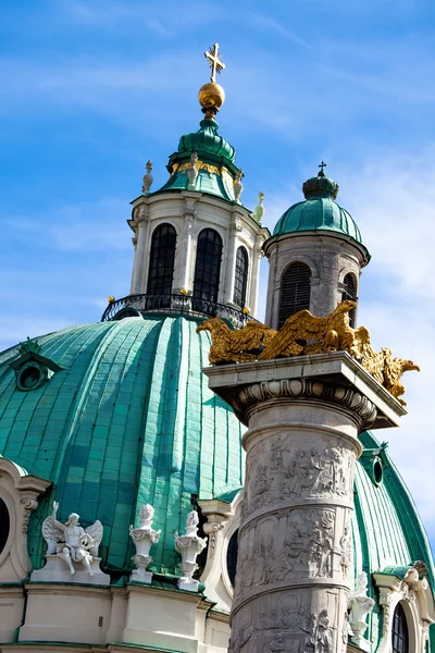Iglesia de San Carlos (Karlskirche), Viena —  Fotos de Stock