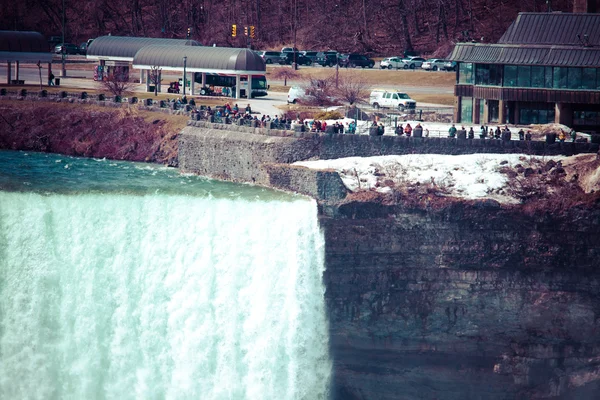 Niagarafallen på vintern. — Stockfoto