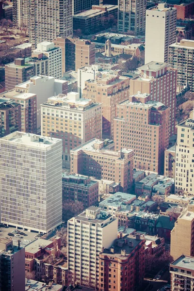 Chicago városképe légi felvétel — Stock Fotó