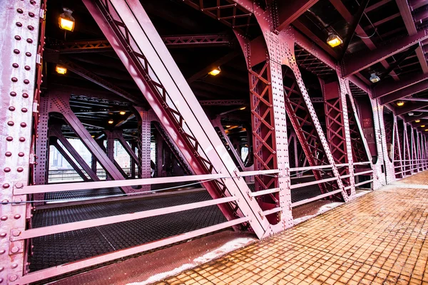 Chicago şehir Köprüsü. — Stok fotoğraf