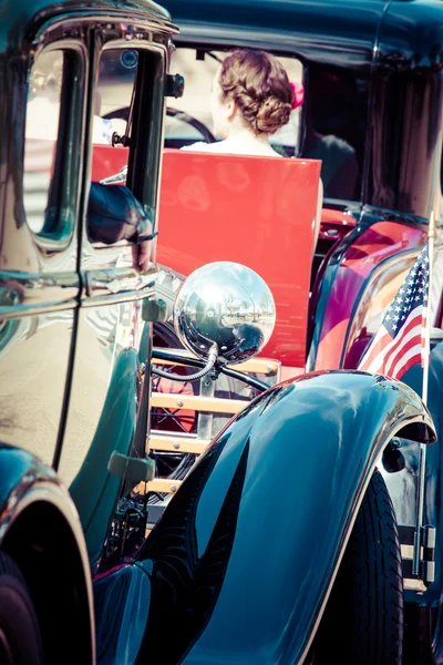 Classic cars parade. — Stock Photo, Image