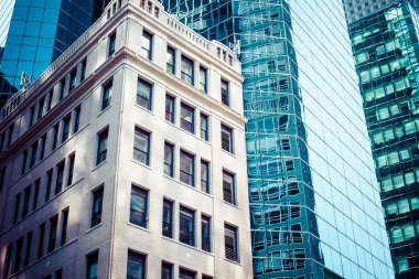 new york sokaklarında mimari görünümünü
