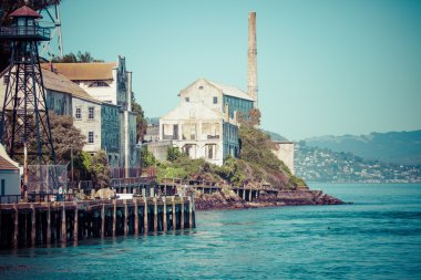 Alcatraz Island in San Francisco, USA clipart